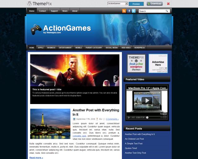 Top 10 Best WordPress Gaming Themes that are Free of Charge – Bloggrrr.com